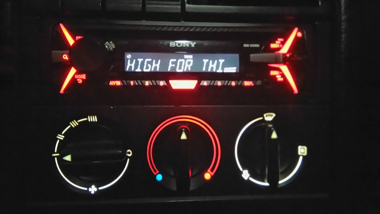 Wymiana Żaróweczek Podświetlające Pokrętła Nawiewu Audi 80 - Youtube