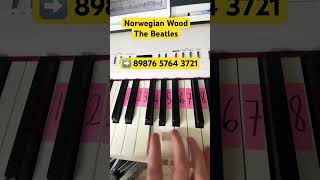 How to play Norwegian Wood by The Beatles on piano