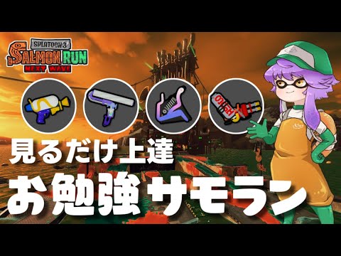 【サーモンランNW】見るだけ上達"お勉強ｻﾓﾗﾝ"！GOGOすじこJCTジョー【スプラトゥーン3】