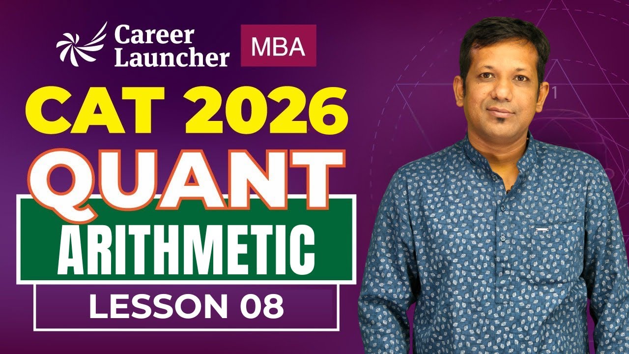 CAT 2026: Time, Speed & Distance - 01 | Arithmetic for CAT - 08 ...