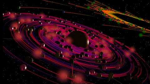Barnes-Hut real-time N-body simulation