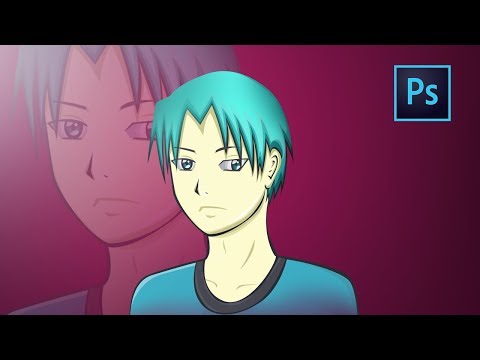 How To Color Manga/Anime Cartoon In Photoshop | Manga Cartoon Color Tutorial