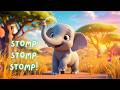 Elephant Stomp Stomp | Kids Dance Song & Nursery Rhyme