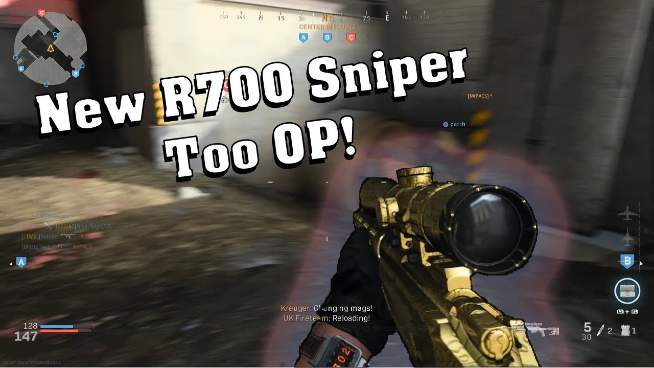 New R700 Sniper Gold - Modern Warfare