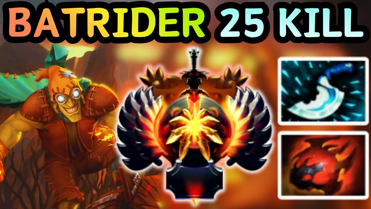 🔥 BATRIDER MID 25 KILL FARMING ENEMIES | DOTA 2 GAMEPLAY 🔥