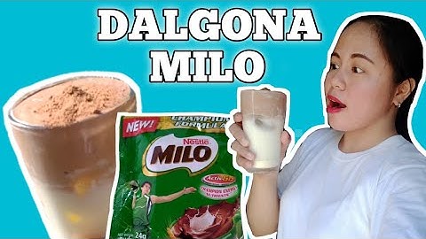 HOW TO MAKE DALGONA MILO | Miss May Videos