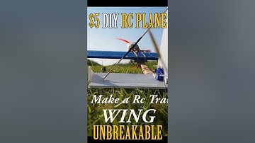 HOW TO MAKE a Unbreakable Depron Wing: $5 DIY RC Plane 2.0 with Plastic Cardboard & Foam EP20