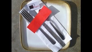 Paper Napkin Bands to Wrap Silverware from Pegasus Ventures