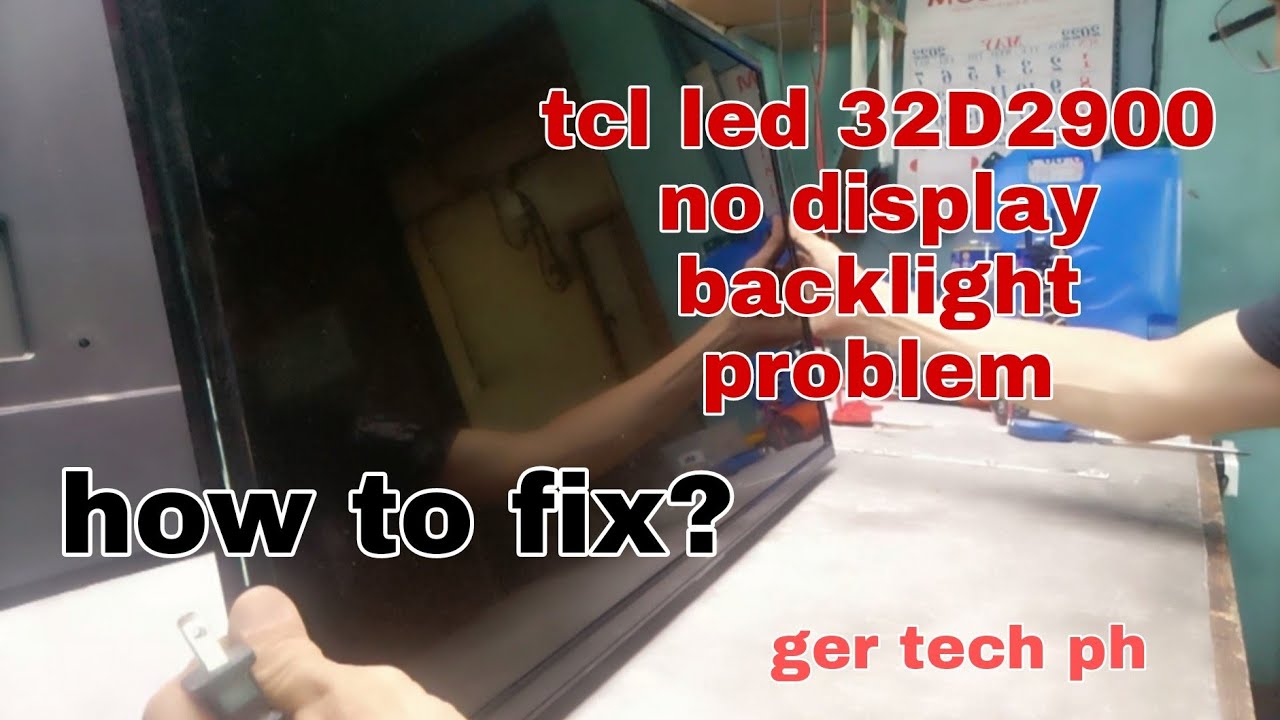 Tcl led-32D2900 no display backlight problem How to fix # ger tech ph# how  to fix led tv#repair tv