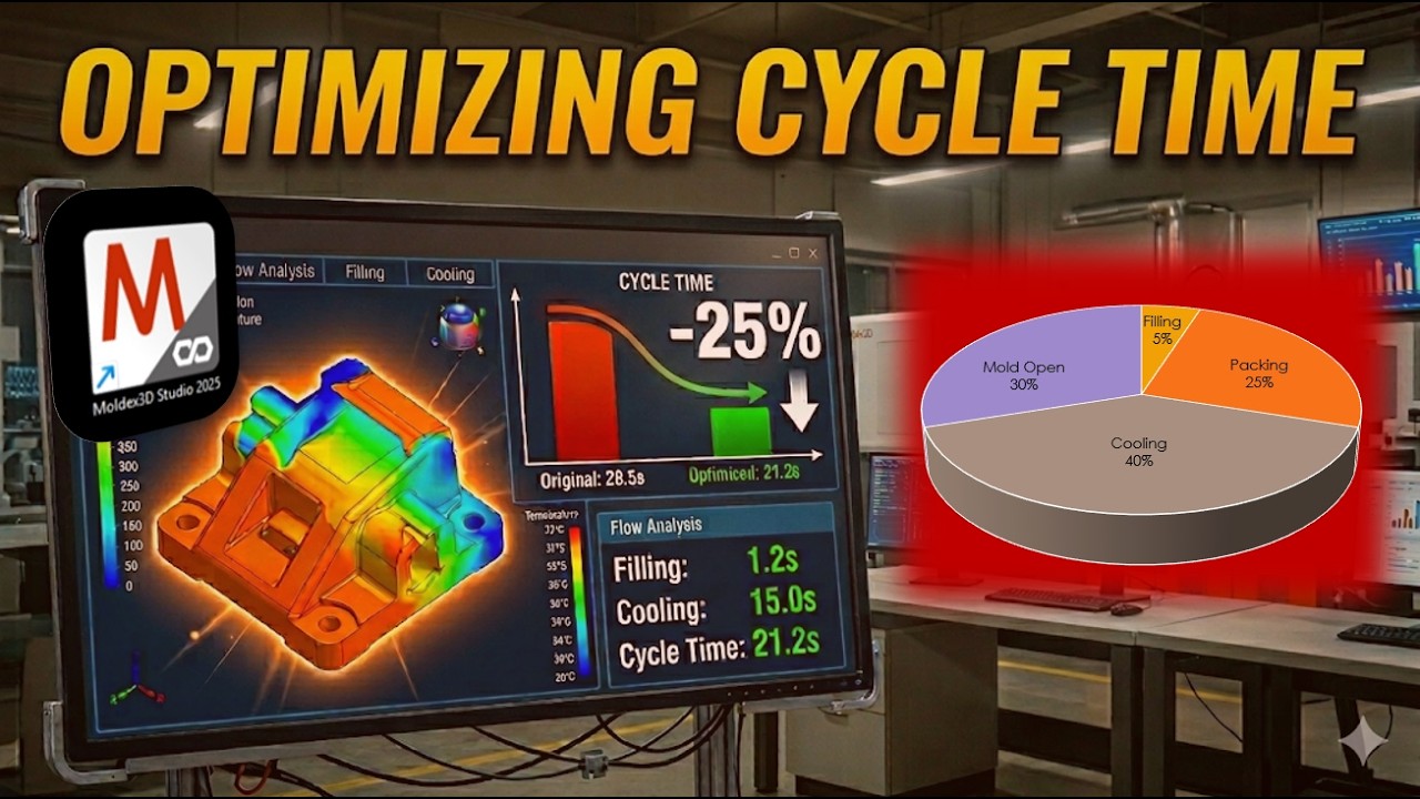 Optimizing Cycle Time using Moldex3D Simulation | Advanced Tips ...