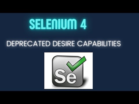 Deprecated Desired Capabilities
