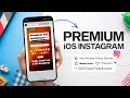 INSTAPRIME V6.0💀🔥 PREMIUM IOS INSTAGRAM | IOS EMOJIS, FONTS &amp; ROUND EDGE STORY (2026)