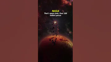 Earth Is Orbiting In A Death Trap Of Space Junk Space Shorts Earth 