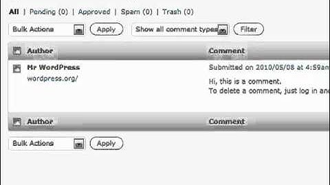 Edit Comments - Wordpress 101