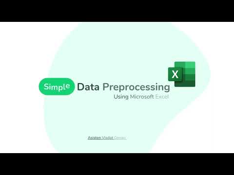 Simple Data Preprocessing using Excel - Visualisasi Data dan Informasi Genap 2025/2026