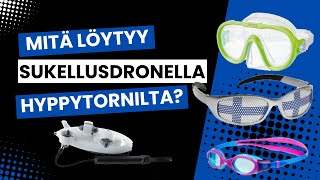 Mitä löytyy uimahyppytornin vedestä sukellusdronella?