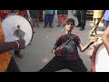 Superb teenmaar dance  dancer sharath latest hyderabad band  teenmaar band  edupayala jatara 2021