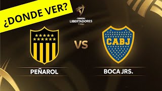 DONDE VER PEÑAROL VS BOCA JUNIORS | SEMIFINALES | CONMEBOL LIBERTADORES SUB 20