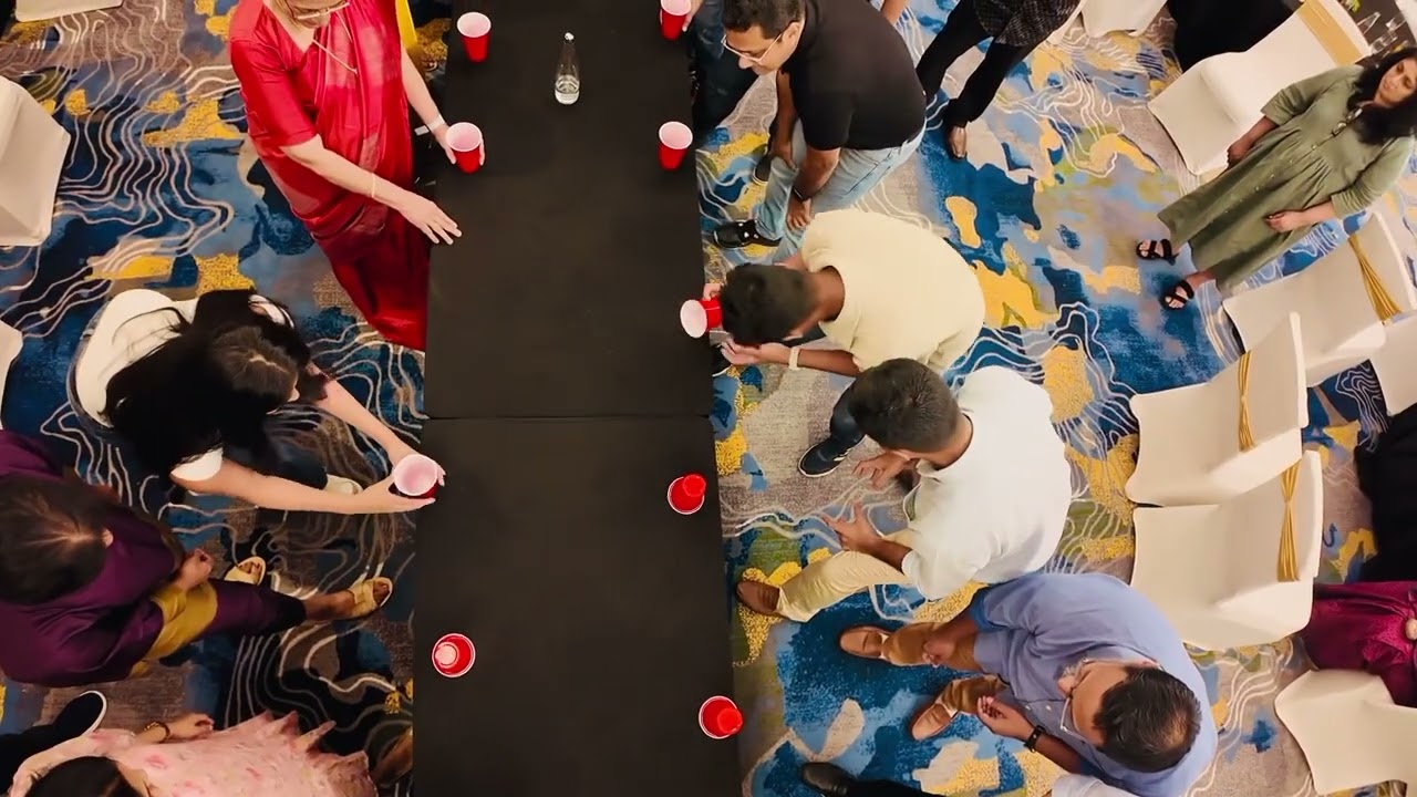 Cup flip race - Achachan’s 85th