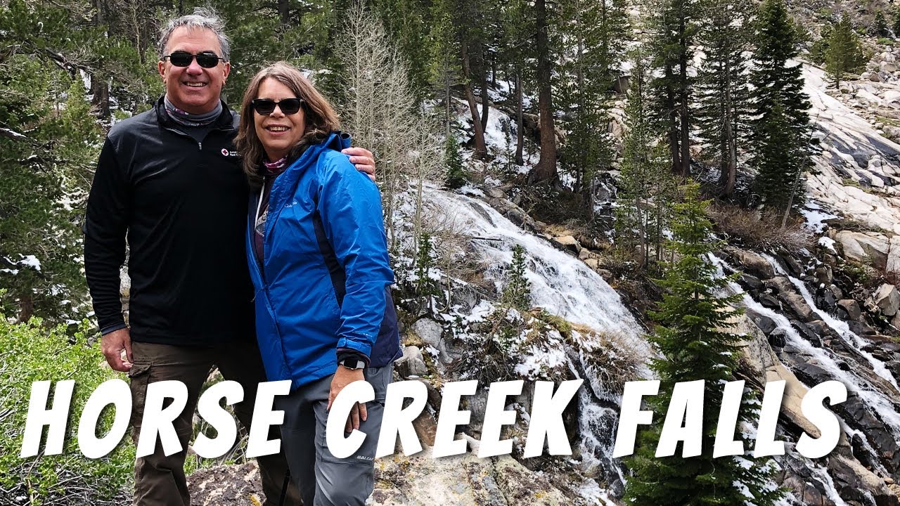 Horse Creek Falls in Twin Lakes Bridgeport California Highway 395