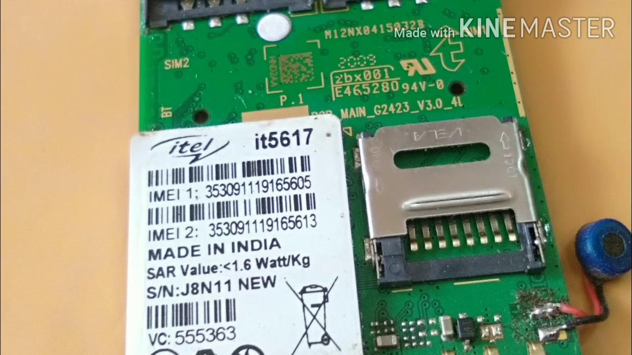 Itel it 5617 Mic Problem Jumper Solution YouTube