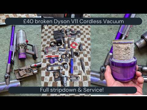 I bought a £40 broken Dyson V11 - Let's restore it back to brand new!