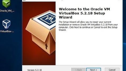 VirtualBox 5.2.18 Installation with Extension Pack