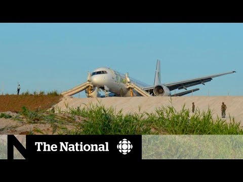 Kimi çığlık atarken kimi bağırarak yüksek sesle ağlıyordu 1 Haberler Toronto-bound flight crash-lands in Guyana