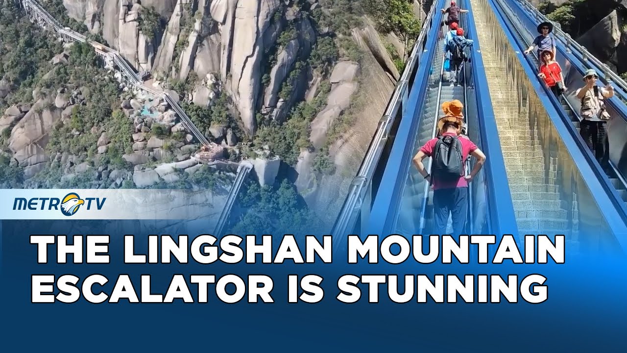The World's Longest Escalator in Lingshan, China!