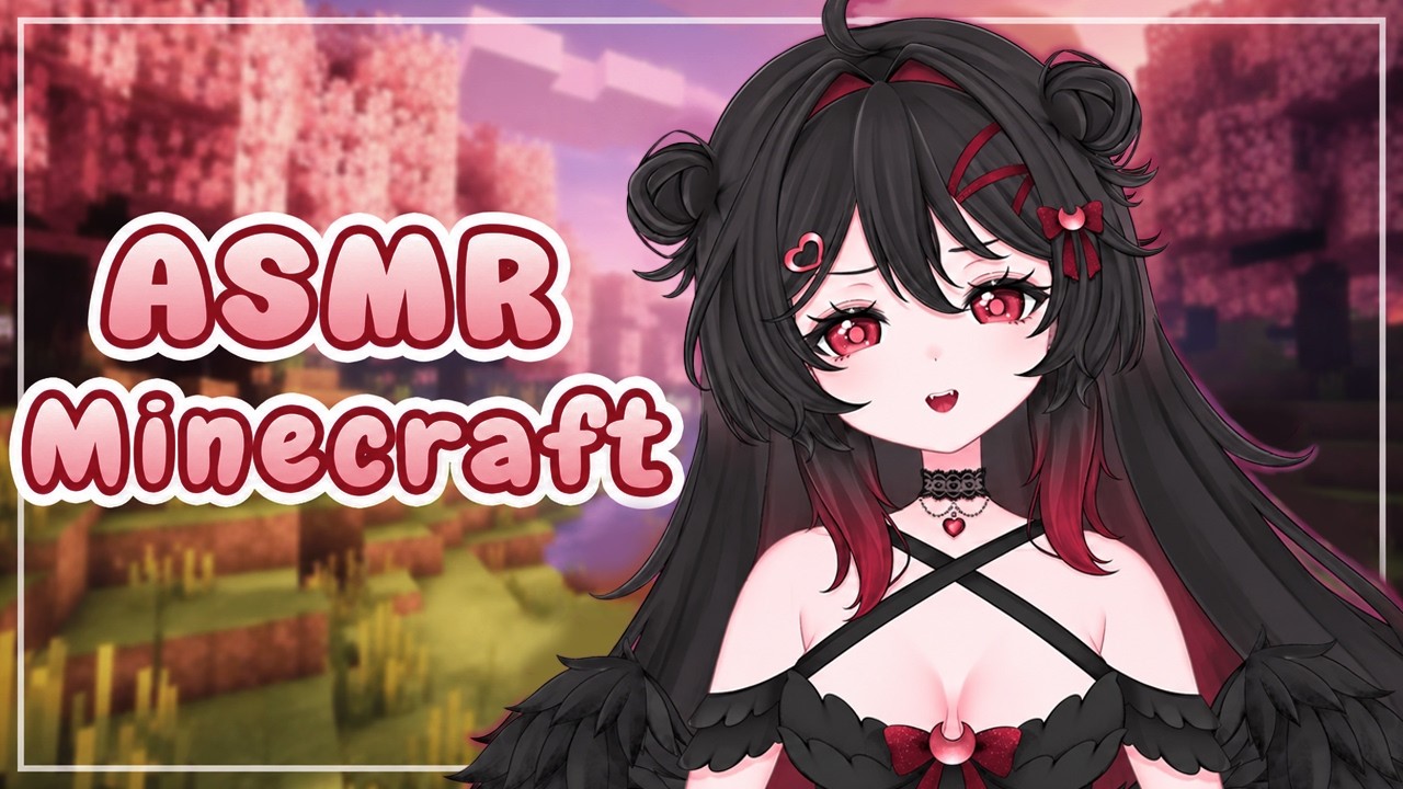 [ASMR Minecraft] Cozy gameplay 💖Building & yapping [whispering, relaxing keyboard sounds]
