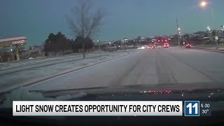 Sunday's snow creates opportunity for city crews in Colorado Springs