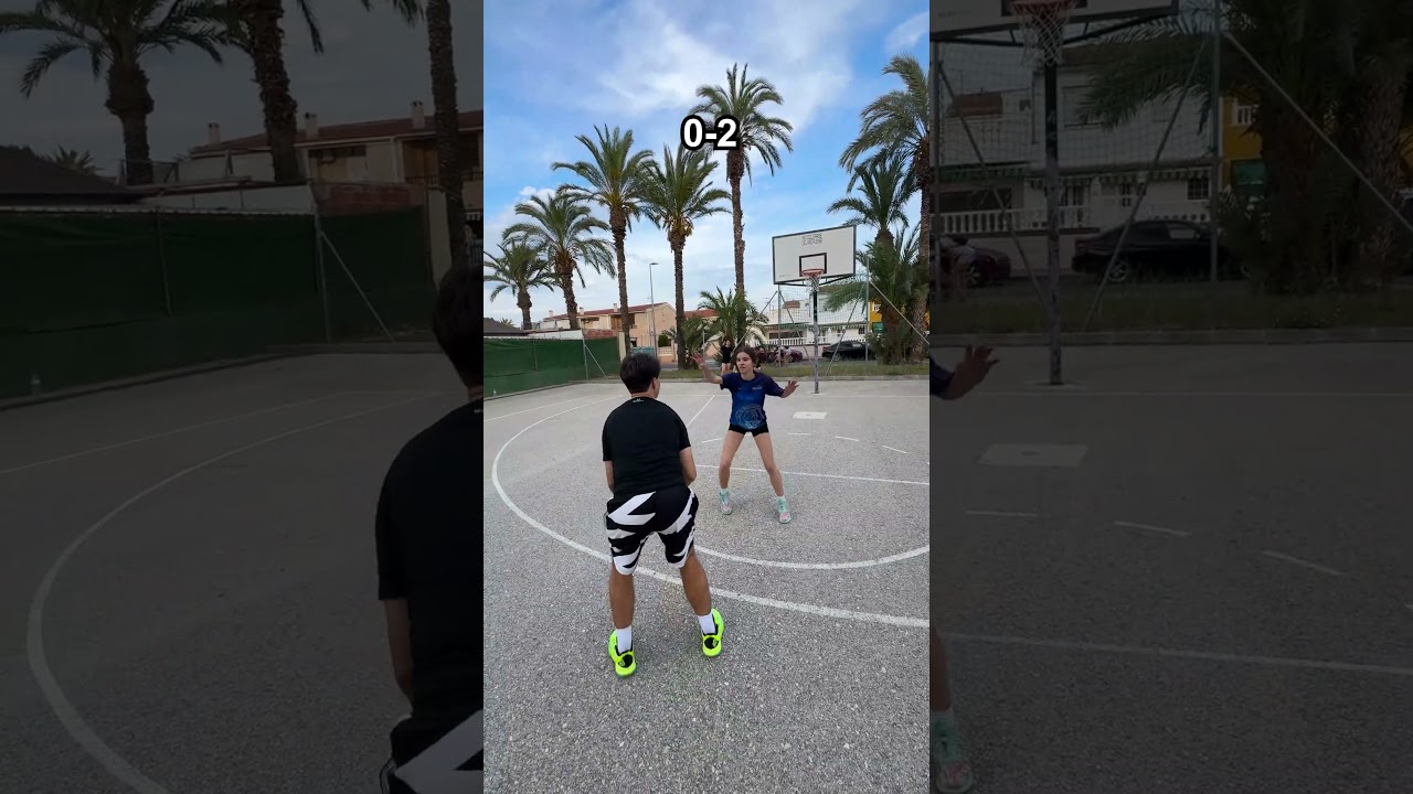 Mi primer 1v1 contra una jugadora🏀DIA 180🏀