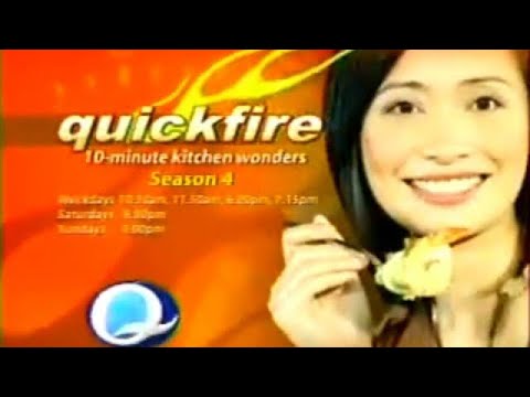 QTV - Quickfire "Benefit of 10-minute Cooking" Promo [2009] by QTV Rewind