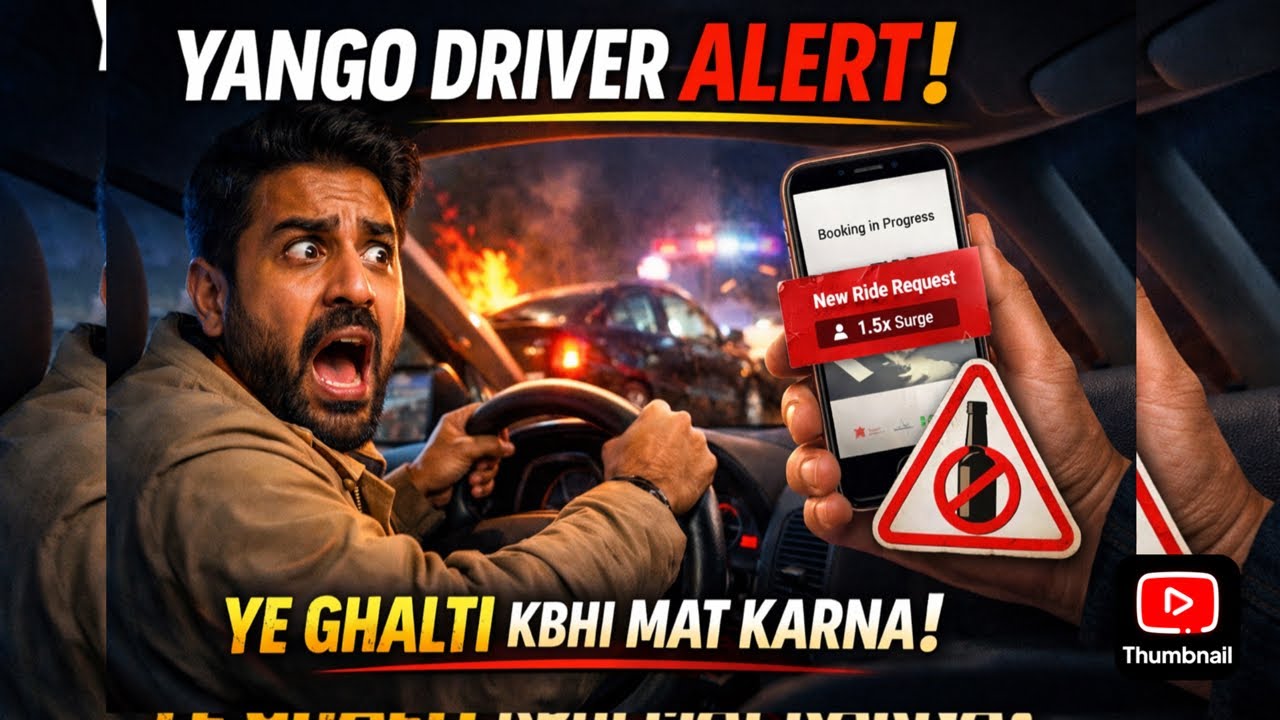 Yango indrive driver alert | yango driver ye ghalti mat krna | today yango Earning Vlog