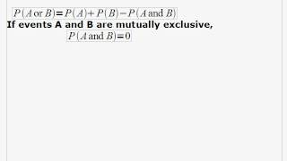 STAT 252 Ch 4 and, or