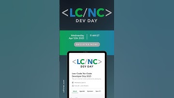 Low-Code/No-Code Developer Day