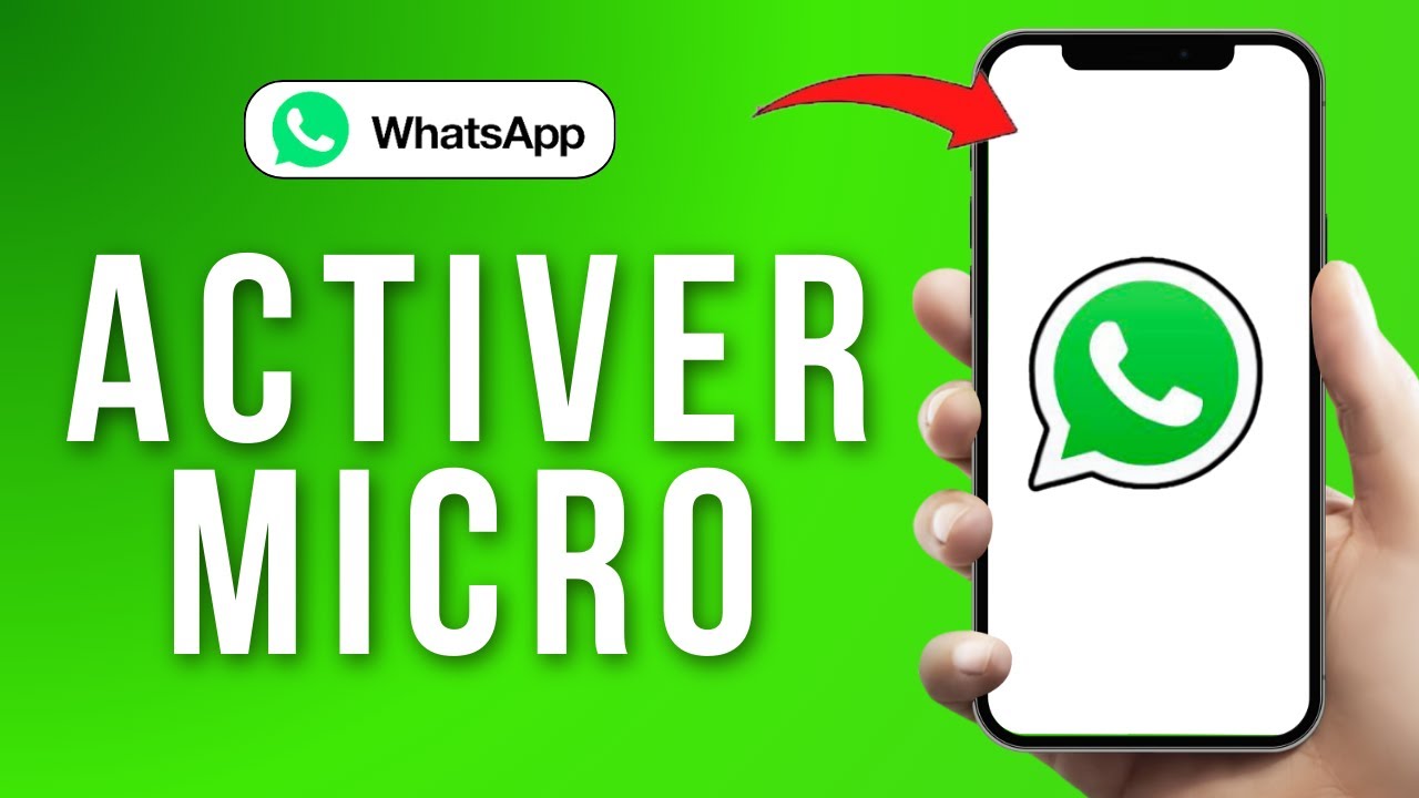 Comment Activer Le Micro Sur Whatsapp iPhone ( FACILE )