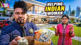 GTA 5: Franklin Helping INDIAN WOMEN in real Life🤩But Frustrated By Her Demand😭Shinchan💔 Ps gamester