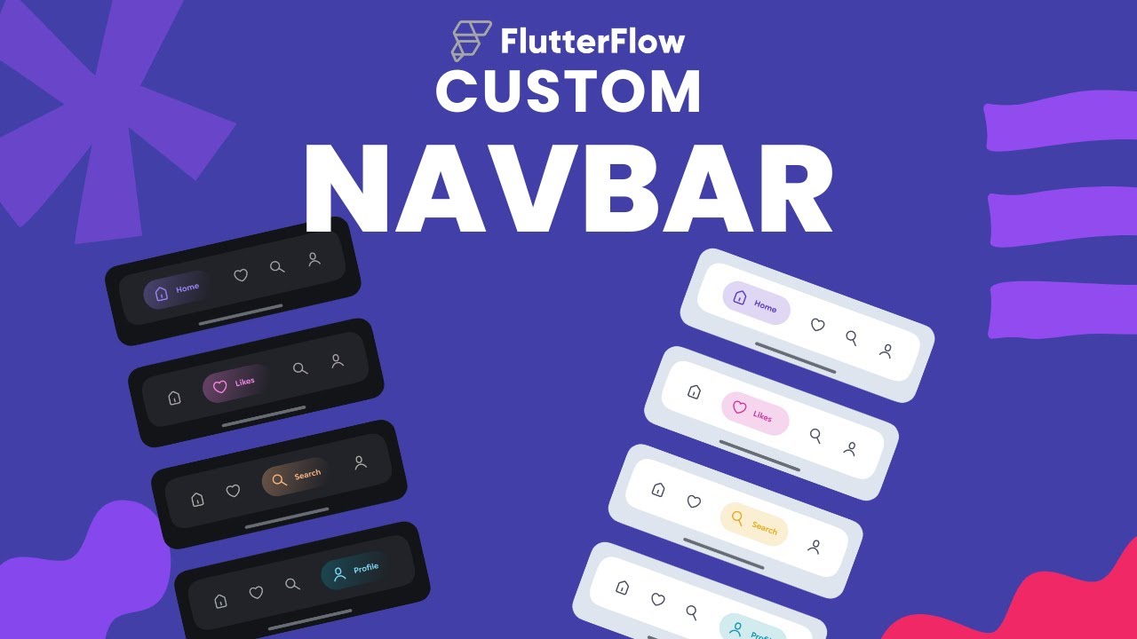 FlutterFlow – Créer une NavBar custom (UI pro, sans plugin)