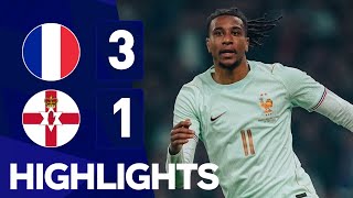 AMBIANCE INCROYABLE !! 3-1 Le Résumé France vs Northern Ireland Highlights Olise Hattrick Goals