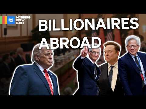Elon Musk, Jensen Huang, and Tim Cook join Trump’s China trip