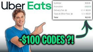 How to Get $100 Uber Eats Promo Code (Free Food 2024)