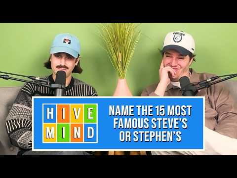 Guessing The 15 Most Famous Steve's or Stephen's