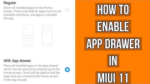 How To Enable App Drawer In MIUI 11 System Launcher | Swipe Up To Open App Drawer in MIUI 11