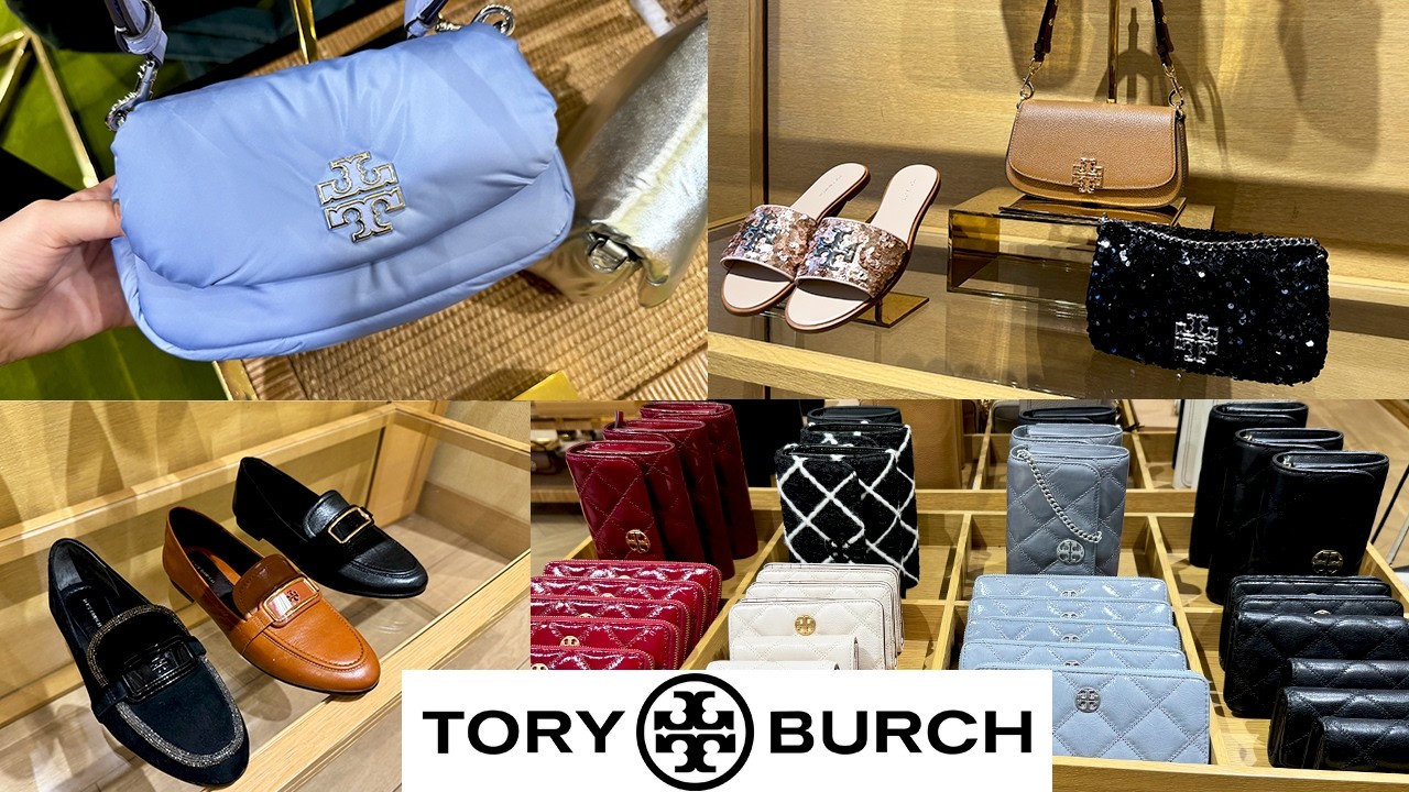 ポ*チ様 クリスマス　大幅値下げ　新品未開封‼️Tory B urch クラッチ TORY BURCH OUTLET SHOPPING 💖 NEW BAGS, SHOES, CHRISTMAS GIFT