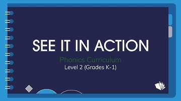 Phonics Curriculum | See It In Action (Grades K-1, Level 2)