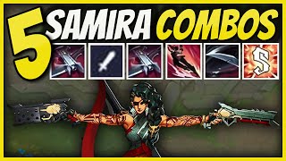 New 5 Basic Samira COMBOS That You Can Easy Learn | Double #samira Ult Possible - Samira Combo Guide