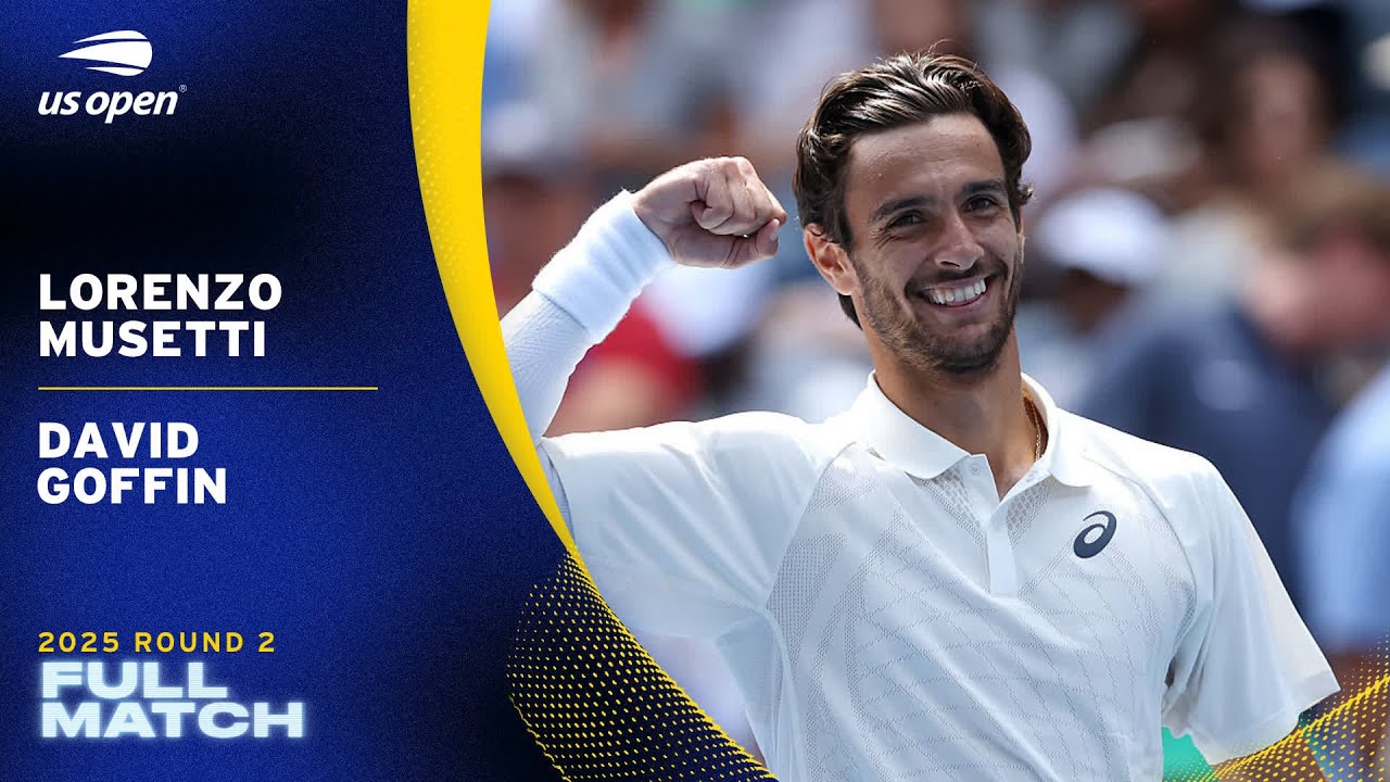 Lorenzo Musetti vs. David Goffin Full Match | 2025 US Open Round 2