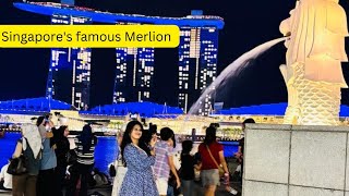Full tour of merlion Singapore |#sigaporevlog Merlin park Singapore 👌👍