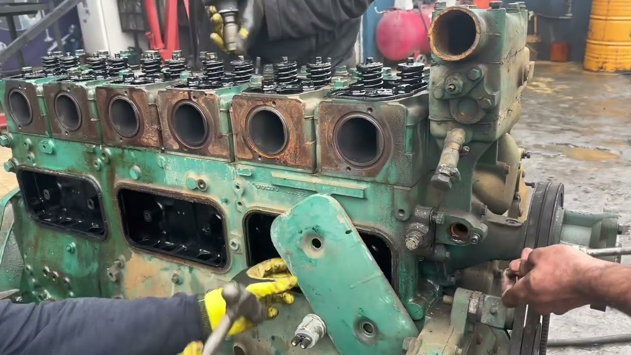 تفليش محرك فولفو F12 رايمر مع وسام🎖️الفيتر 🇮🇶 وشكرا لكم 💐🛠️🪛🔨🔩⚒️⚙️🔧❤️👌🎥💝 part 1✅